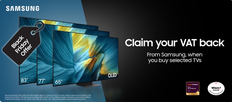 Claim Your VAT Back With Samsung!