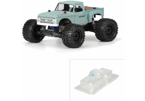 1/10 1966 Ford F-100 Clear Body: Stampede