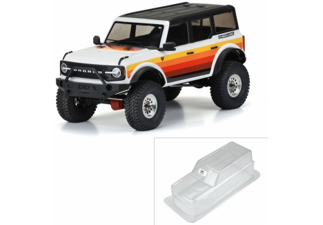1/10 2021 Ford Bronco Clear Body Set 12.3" Wheelbase: Crawle