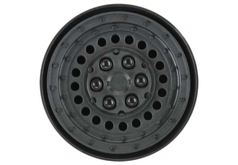 1/10 Carbine Front/Rear 1.9" 12mm Rock Crawler Wheels (2) Bl
