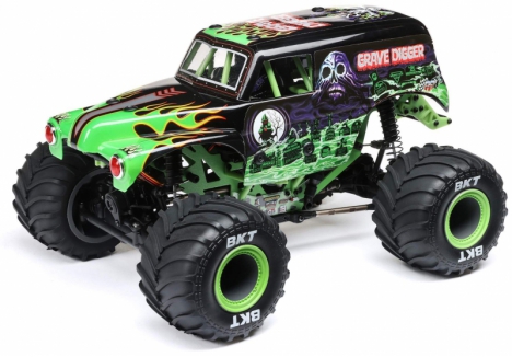 1/18 Mini LMT 4WD Brushed Monster Truck RTR Grave Digger