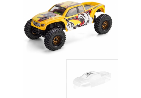 1/30 Pre-Cut Brute Body, Clear: Axial SCX30