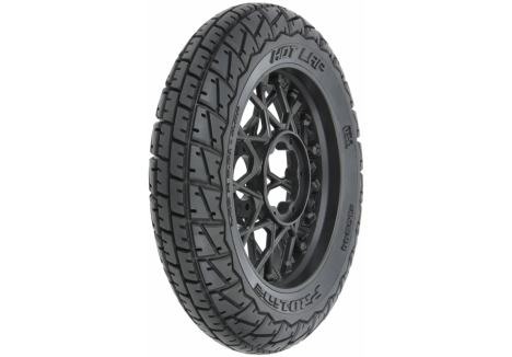 1/4 Hot Lap MX S3 Front Tire MTD Black Supermoto Wheel: Prom - G-PRO1024410