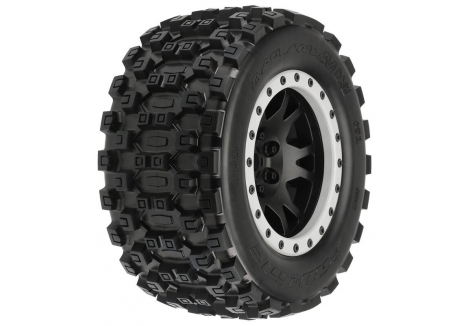 1/5 Badlands MX43 Pro-Loc F/R X-MAXX MTD 24mm Blk/Gry Impuls - G-PRO10131-13