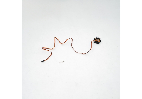 17G Digital Gear Servo Positive With 700mm Wire (for 2000mm Beaver V2/ 2500mm ASW-17/ 1700mm PA-18)