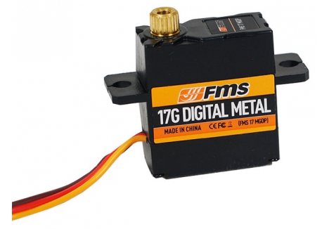 17G Digital Metal Gear Servo Positive With 700mm Wire (for 1700mm P51/ 1700mm F4U V3/ 1500mm P47/ 1400mm T28 V4/ P-51D V7 & V8/ 1400mm P-40B/ for 1400mm F4U-4 V3/ 1400mm F3A)