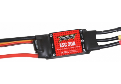 20A ESC With 200 Input Cable XT60 (for 1200mm Super EZ / Ranger)