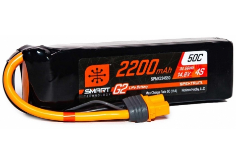 2200mAh 4S 14.8V SMART G2 50C IC3