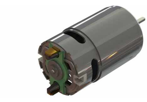 550 14T Brushed Motor (Black) - Z-ARA390307