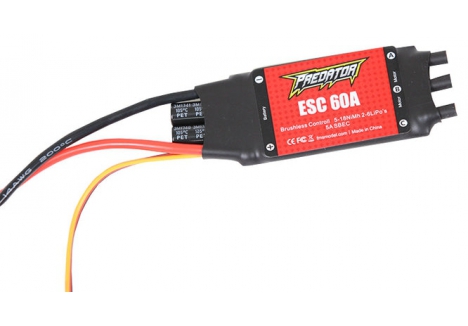 60A ESC With 230mm Input Cable XT60 (for Flash)