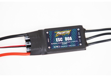 80A ESC With 300mm Input Cable, 4.0mm Motor Connector, EC5 (for YAK130 V2 /Avanti V3/ 1700mm P-51/1700 F4U V3/70mm Viper)