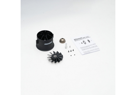 80mm Ducted Fan(12-Blade) V2 Without Motor (Plastic) (for 3280-Kv2100 Motor)