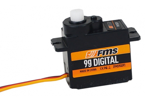 9G Digital Gear Servo Positive With 460mm Wire (for Futura/ J-10/ F35 V2/ F18 V2/ F16 V2/ F15 V2/ 2023 F-16/ 2024 F-16/ FOX/ Easy Trainer/ P51/ F4U/ Maule/ Moa/ Cessna/ Zero/ Sky Trainer/ Kingfisher/ J3/ PA-18/ SuperEZ/ Ranger/ CJ6/ Typhoon/ PC-21/ Red D