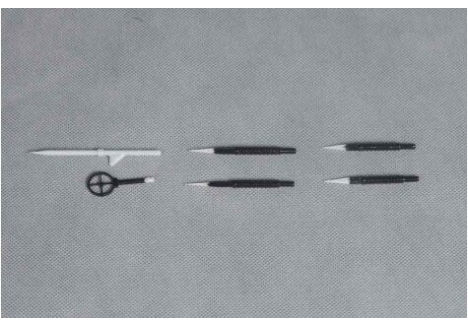 Air Speed Head,Gun Set And Gunsight (for 1400mm P-40B)