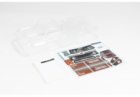 ARRMA 1/10 Clear Body with Decals and Window Masks: OUTCAST 4X4 BL Z-ARA402322