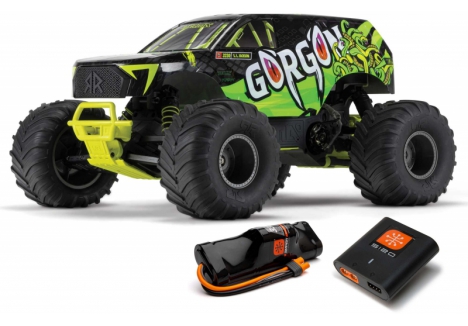 ARRMA 1/10 GORGON MEGA 550 2WD MT with Battery & Charger Yellow C-ARA3230ST1