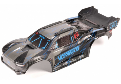 ARRMA 1/10 Painted Decaled Trimmed RC Body Set Blue Black Z-ARA-2579