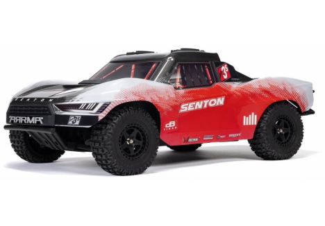 ARRMA 1/10 SENTON 223S BLX 4X4 SCT RTR with DSC Red/Gunmetal C-ARA4303V4T2