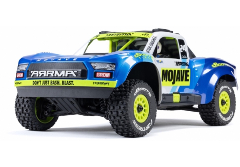 ARRMA 1/16 MOJAVE GROM MEGA 4WD Mini Desert Truck – Blue C-ARA2104T2