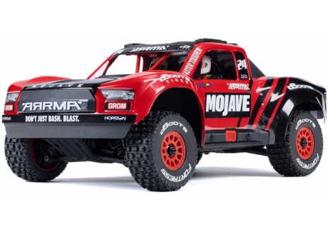 ARRMA 1/16 MOJAVE GROM MEGA 4X4 DT with Battery & Charger Red C-ARA2104T1