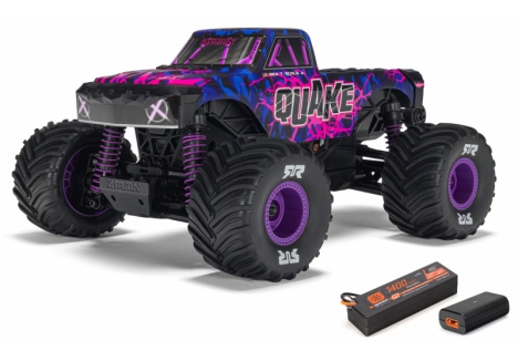 ARRMA 1/16 QUAKE GROM 4X4 RTR Monster Truck Purple C-ARA2137T3