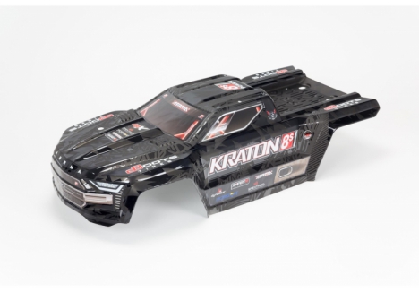 ARRMA 1/5 Painted Body, Black: KRATON 4X4 8S EXB Z-ARA409008