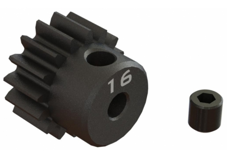 ARRMA 16T 0.8 Module CNC Steel Pinion Gear 1/8 Inch Bore RC Transmission ARA311078
