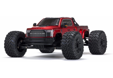 ARRMA 1/7 BIG ROCK 6S 4X4 BLX Monster Truck RTR Red C-ARA7612T2