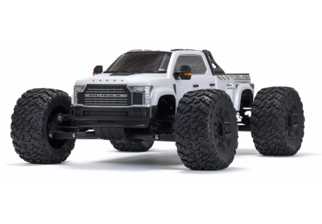 ARRMA 1/7 BIG ROCK 6S 4X4 BLX Monster Truck RTR White C-ARA7612T3