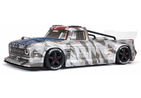 ARRMA 1/7 INFRACTION 6S 4X4 BLX Resto-Mod Truck RTR Silver C-ARA7615V2T2