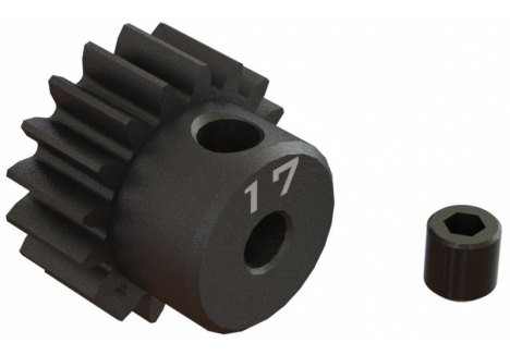 ARRMA 17T 0.8Mod 1/8 inch Bore CNC Steel Pinion Gear Z-ARA311079