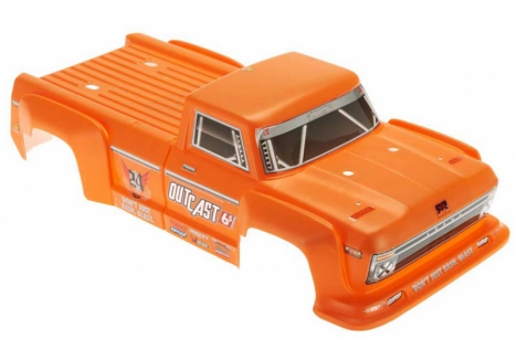 ARRMA 1/8 Painted Body, Orange: Outcast 6S Z-AR406126