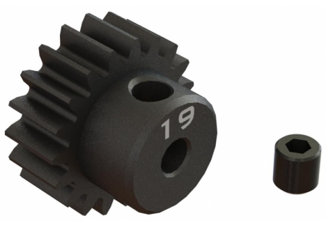 ARRMA 19T 0.8Mod 1/8 inch Bore CNC Steel Pinion Gear Z-ARA311081