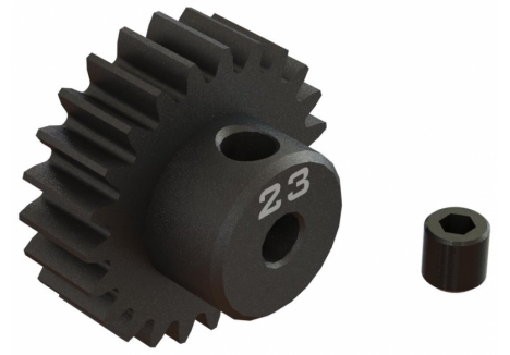 ARRMA 23T 0.8 Modulus CNC Steel Pinion Gear 1/8 Inch Bore Z-ARA311085
