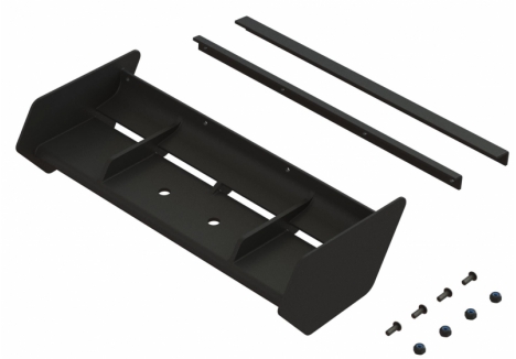 ARRMA Adjustable Downforce Rear Wing 1/8 RC Buggy with Gurney Flaps Z-ARA480046