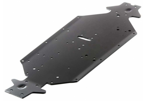 ARRMA Aluminium Chassis Short Wheelbase SWB Silver Blue AR320188