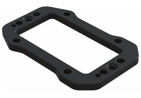 ARRMA Aluminium Servo Mount Plate Black Z-ARA320649