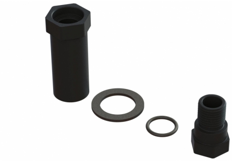 ARRMA Aluminium Servo Saver Hub Set Black Z-ARA340187
