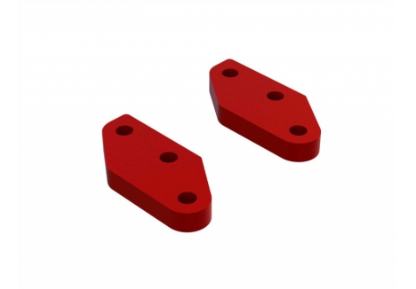 ARRMA Aluminium Steering Plate A Red Pair for 1/5 RC Truck Z-ARA340158