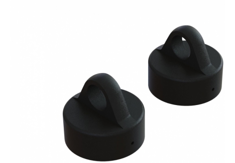 ARRMA Aluminum Shock Cap Black Anodised Pair Z-ARA330768