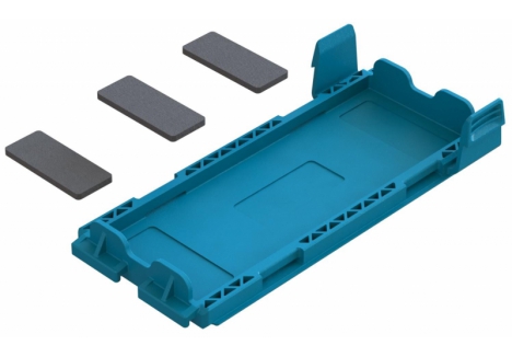 ARRMA Battery Door Set Blue Z-ARA320789 Composite Chassis Spare