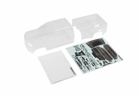 ARRMA Big Rock 1/7 Clear RC Body with Decals Z-ARA411025