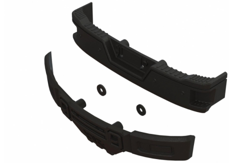 ARRMA Big Rock 3S Bumper Set Black Chassis Spares Z-ARA320460