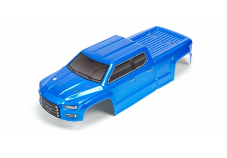 ARRMA Big Rock Crew Cab 1/10 Painted RC Monster Truck Body Blue ARA402283