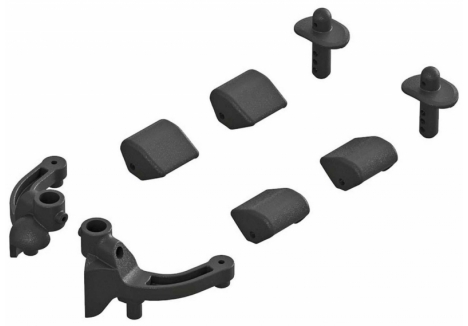 ARRMA Body Mount Set Front for 1/8 TYPHON 223S BLX 4x4 Buggy Z-AR320458