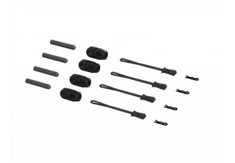 ARRMA Brace Rod Ends with Pins and Retainers RC Car ARA320477