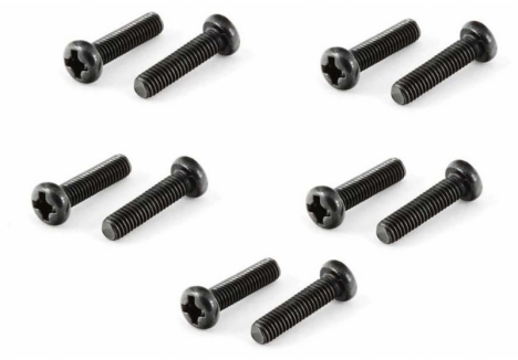 ARRMA Button Head Cross Machine Screw M3x12mm Pack of 10 AR725312