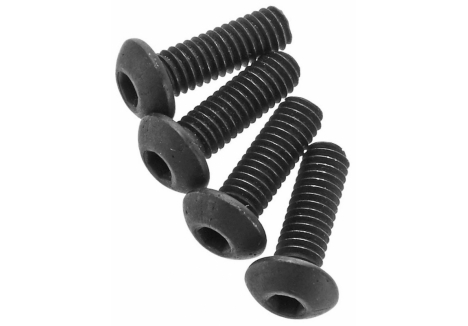 ARRMA Button Head Screw 4x12mm Pack of 4 Steel Fasteners AR721412