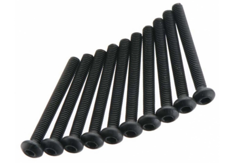 ARRMA Button Head Screw M3x26mm Black Pack of 10 Z-AR721326