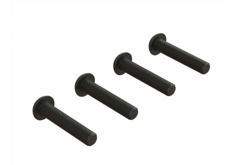 ARRMA Button Head Screw M5x25mm Black Steel Set of 4 Z-ARA721525